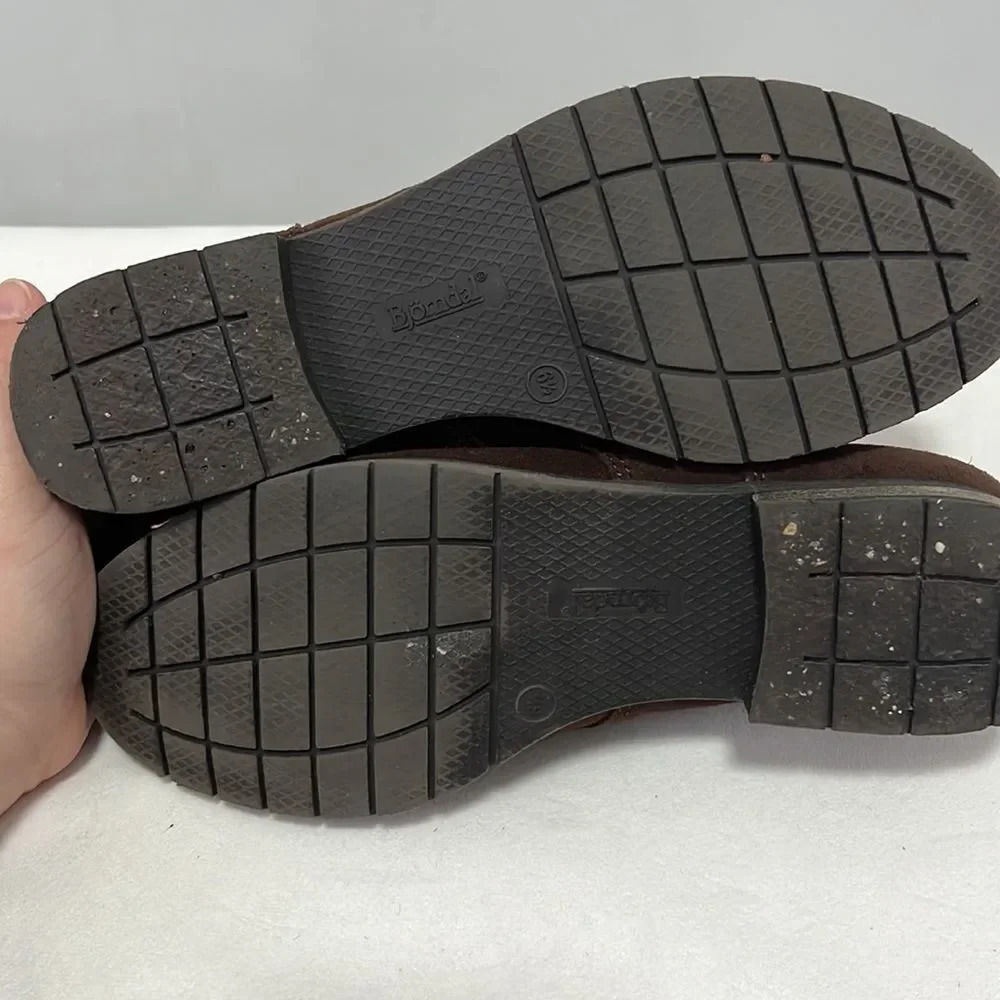 Bjorndal || suede brown ankle boots size 6.5 - Picture 4 of 6